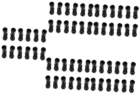 Yardwe 60 pcs Miniature Santa Boots Model Christmas Ornament Festive Desktop Decor Dollhouse Accessories for Holiday Decoration and Gift