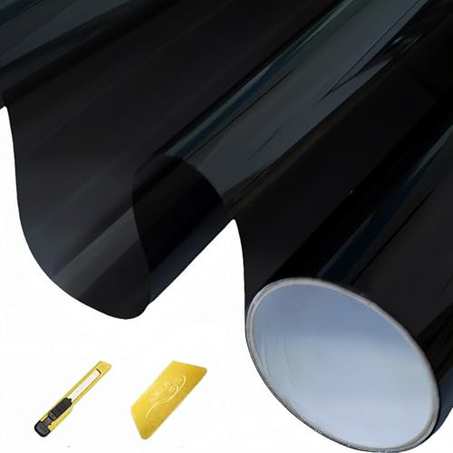 Vinilo Ventana Privacidad 60 x 150 cm Cristal Unidireccional Protector de Privacidad Anti 99% UV y Anti 92% IR Vinilos para Ventanas para Hogar Oficina, Negro