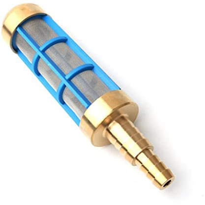 HTGAOO 1pcs Copper Hose Pipe Filter Car Wash Irrigation Pump Sprayer Diaphragm Absorbent Filtering Net Stainless Steel Strainer Mesh