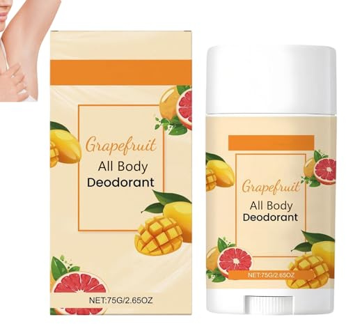 Déodorant en stick pour tout le corps, anti-transpirant au parfum naturel pour hommes et femmes, contrôle des odeurs et protection contre la transpiration, rafraîchissement naturel longue durée (1pcs)