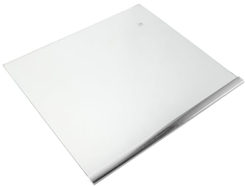 VILLFUL Estante de Vidrio Templado Transparente para Refrigerador 300X290 MM Borde Lateral Divisor para Organización de Alimentos Frescos en Congelador y Frigorífico Doméstico