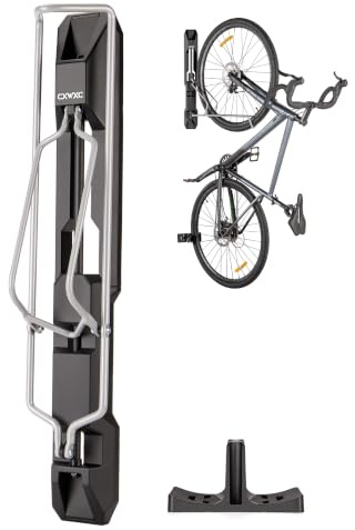 CXWXC Fahrrad Wandhalterung, Schwenkbare Fahrrad Aufhängen Wand für Garage | Kein Hochheben nötig, einfaches Ein- und Aushängen, schnelle Montage und mehr Platz in Garage, Keller oder Abstellraum