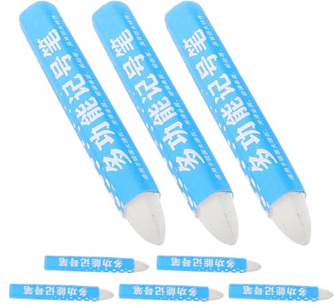 Toddmomy 8pcs Tire Marker Pen Tire Marker White Wax White Resist Smudging and Fading for Wood and Leather On-site Service Teams and Warehouses