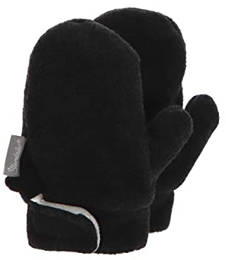 Sterntaler Unisex Kinder Fäustlinge mit Daumen aus Microfleece, mit Klettverschluss Fäustlinge