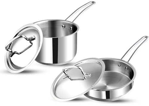 Vinod Classic Deluxe Stainless Steel Cookware (Set of 2)