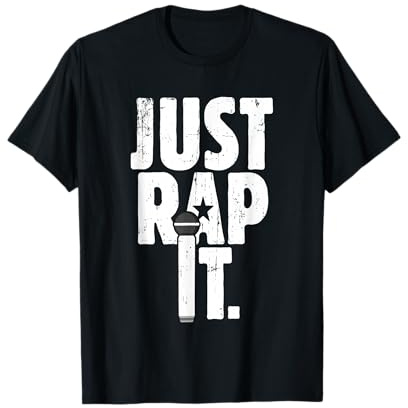 Regalo per rapper e amante hip hop Just Rap It Maglietta