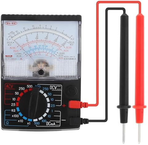 Analoges Zeiger-Multimeter, Lehr-Multimeter Klassisches Messgerät Für Wechselstrom/Gleichstrom Spannung/Strom/Ohm Widerstandsmessgerät Messgerät Für Offene Stromkreise