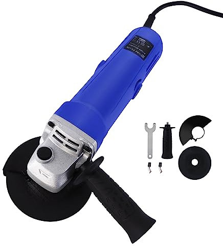 Smerigliatrice angolare elettrica, 12000 RPM, M14, con disco di diametro 115 mm e cavo di alimentazione da 2 m, per levigare e lucidare metallo e legno