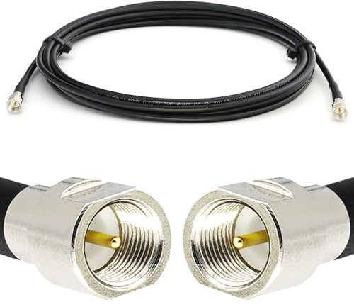 RANGEFUL FME Maschio a FME Maschio Cavo coassiale 20m 50ohm RG58 prolunga 20 metri a bassissima perdita per LTE Antenna esterna 4G 5G Modem Amplificatore GSM Router WIFI Ripetitore cellulare