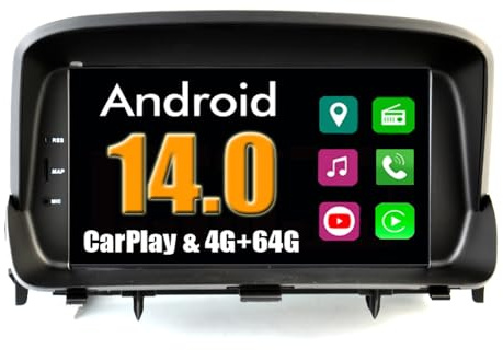 RoverOne Coche Multimedia Sistema para Opel Mokka Vauxhall 2012 2013 2014 2015 2016 con CarPlay Android Auto Stereo GPS Navegación Radio Bluetooth