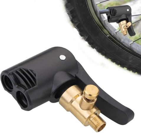 Autoventil Hebelstecker,Reifenventil Adapter,2-in-1 Reifenfüller Auto Luftpumpen,2 in 1 American Mouth French Mouth aufblasbares Auto Motorrad Fahrrad,Langlebig,für Schläuche mit 8 mm Durchmesser