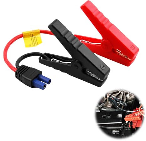 1PC Cavo di Avviamento d'Emergenza per Auto, Morsetto a Coccodrillo di Ricambio per Avviatore di Salto Portatile 12V, Cavi per Morsetti di Avviamento Intelligenti e Portatili