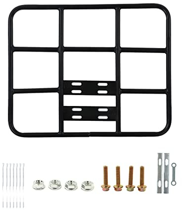 Motorcycle Trunk Carrier, 80 Kg Motorcycle Luggage Rack Support Shelf Delivery Box Shelf Adjustable, Pack Steel Tube Storage Rack (Type 2 53/43)