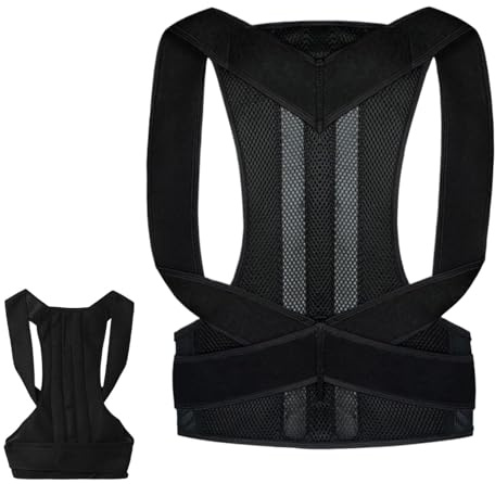 Chaies Obere Rückenstütze für Frauen, Haltungsstütze,Verstellbare Rückenstütze und Glätteisen | Atmungsaktive Stützspangen für den gesamten Rücken, bequeme Stütze für den oberen Rücken und den unteren