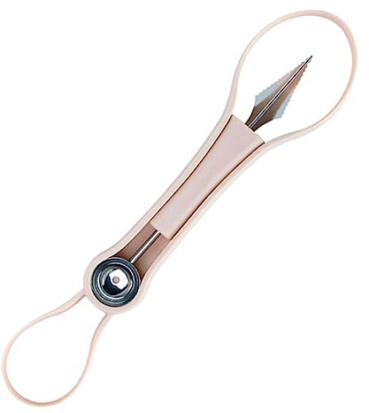 Cabilock Anguria Fette Acciaio Inox Tagliafrutta Multifunzionale Scavino Melone Cucchiaio Per Palline Affettatrice Frutta Tagliafrutta Multiuso