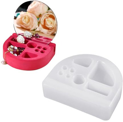 Moule en silicone souple pour boîte de rangement carrée/demi-cercle