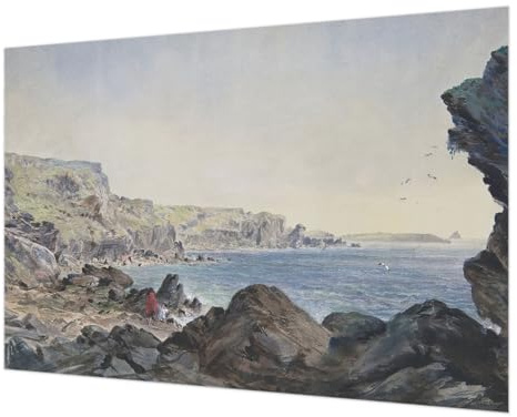 Carta da Parati 250x104cm Colla Inclusa Montaggio Murale Stampa di Alta Qualità per Soggiorno e Camera da letto Facile da Pulire Decorazione da Muro - Una costa tranquilla