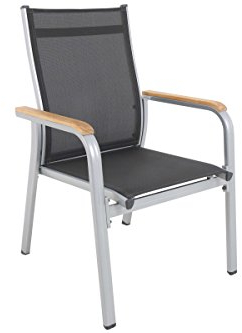 Stapelsessel Granada, Teakholz Armlehnen
