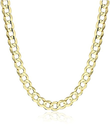 14 Karat / 585 Gold Panzerkette Gelbgold Unisex Kette - Breite 5.50 mm