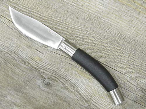 Knife Coltello 23 CM Sardegna SARDO ARBURESA Manico Resina Nera pattada SCUOIO
