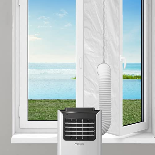 Pro Breeze Joint de Fenêtre 400 cm pour Climatiseur Mobile & Sèche-Linge Universel avec Ouverture Réglable - Calfeutrage pour les fenêtres à charnières, Installation Facile - 400x40 cm