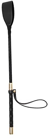 Ouken Horse Whip Riding Crop Horse Riding Pu Leather Jump Bat Equestrian Flogger Shaft with Non Slip Handle