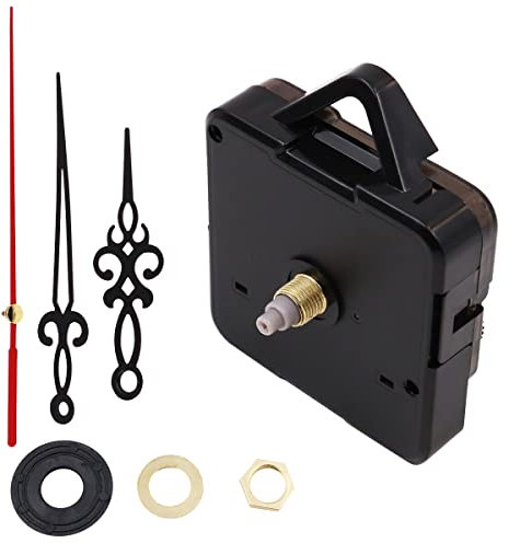 Namvo No Ticking Silent Clock Mechanism Kit, Ersatzteile für Quarzuhrwerke, Lange und Kurze Welle, Wanduhr, Teile, Motorersatz, DIY-Reparaturteile