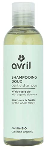 Avril - Shampooing Doux Bio - Pour Toute la Famille - Aloe Vera Bio - 97% d'Origine Naturelle - Produit Vegan, Certifié Bio Ecocert - Fabriqué en France - 500ml