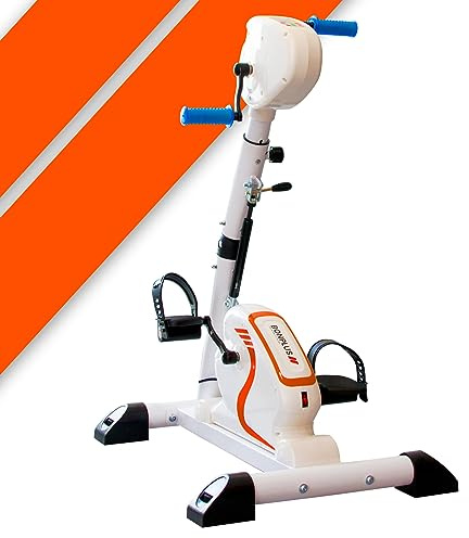 Bonplus BP | Elektrischer Arm- und Beinpedalisator | Mini Bike | Mini-Fahrrad Dual | 12 Geschwindigkeitsstufen | 12 Programme | Heimtrainer | Bidirektionale Pedale | Elektrisches Pedal