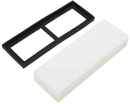Schleifstein Messer 2000+4000Grits, Wetzstein, Messerschärfstein, Abziehstein für Messer, Messerschärfer, Whetstone Sharpening Stone, Messerschleifsteine, Stechbeitel