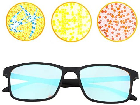 Occhiali Colorenblind, pratici ed eleganti occhiali con colori ciechi ad alto contrasto, occhiali da donna e da uomo, occhiali da colorecità per interni ed esterni