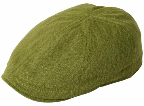 Failsworth Porto Cotton Summer Cap in Green/Teal, Size: Large (59cm)
