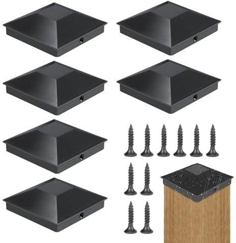 Coperchi per Pali 4x4 con Viti Copertura Resistente