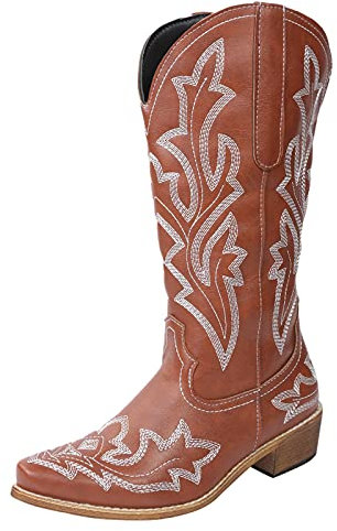 angebote des tages heute Winterstiefel Damen Kniehohe Damen Westernstiefel Stylisch & Praktisch Winterstiefel Damen Casual Sp sommer sale damen artikel unter 2 euro