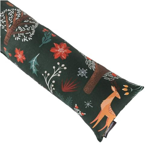 SCHÖNER LEBEN. Zugluftstopper Scandi Winter Forest div. Größen, Auswahl:100cm Länge