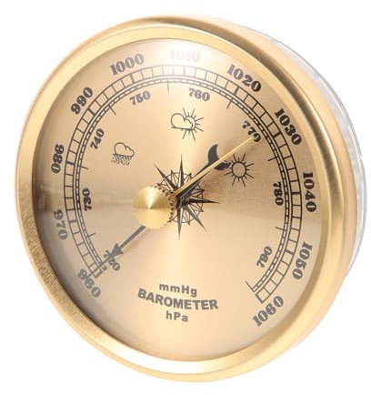 WEKADRIN Kern-titel Präziser Barometer Für Zuhause Einstellbarer Luftdruckmesser Mit Großem Display Für Innenräume Und Wettervorhersagen -tail-kombinationstyp Hochpräziser