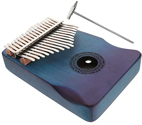 ifundom 1satz Kalimba Tasten Daumenklavier Aus Hochwertigem Tragbares Fingerpiano Für Anfänger Musikinstrument Für Auftritte Entspannung Und Freizeit Inkl Zubehör