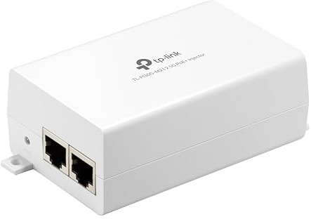 TP-Link TL-PI30G-M2 | Injecteur PoE+ IEEE 802.3at/af 2.5G | Adaptateur non PoE vers PoE | Alimentation jusqu'à 30 W | Plug & Play | Montage sur bureau/mural | Alimentation par Ethernet | Distance