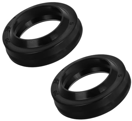TOPBATHY Kit Guarnizioni per Smontagomme per Manutenzione Smontagomme Nero 2 Pezzi Anelli di Tenuta Cilindro in Plastico Compatibilità Versatile e Installazione Efficiente