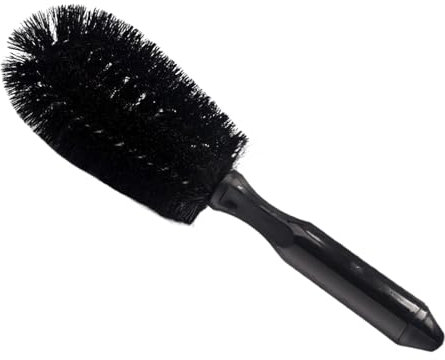 CGACCSD Spazzola per la pulizia dei cerchioni, spazzola per pneumatici e cerchioni per auto, strumento di pulizia per la cura del veicolo con manico per berlina, camion