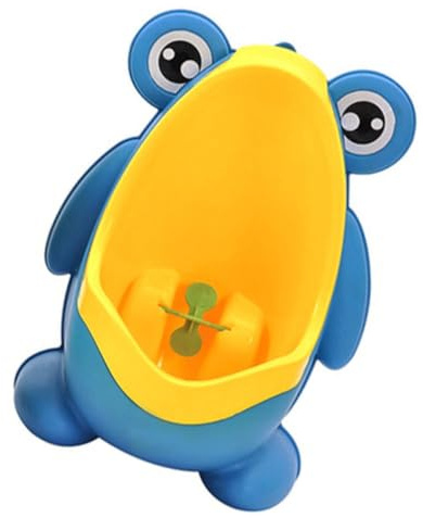 Urinatoio per Ragazzi a Forma di Cartone Blu in Pp per Bagno | Strumento per Allenamento, Design Unico e Pratico, Adatto a Casa, Indicato per Bambini Stile Casuale