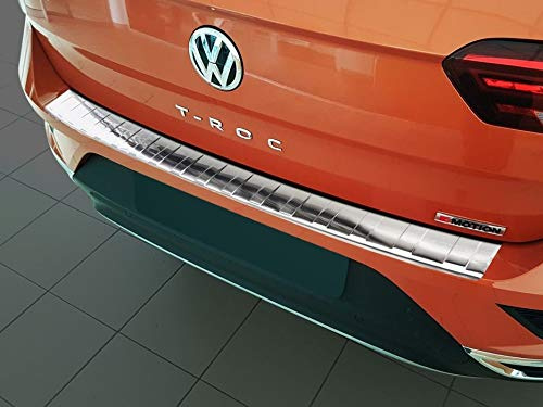 Ladekantenschutz aus Edelstahl mit 3D Abkantung passend für VW T-Roc ab 2017-10/2025 (auch Cabrio) AZ29000151