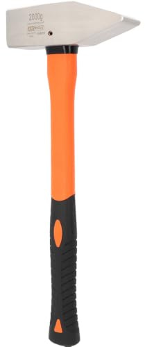 Edelstahl Schlosserhammer mit Fiberglasstiel, 2000G