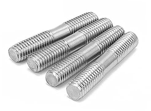 Boulon à vis à goujon fileté à double extrémité en acier inoxydable, Boulon à vis à goujon fileté à double extrémité Boulons en acier inoxydable M8x110 utilisés for assembler des accessoires (5pcs),M8