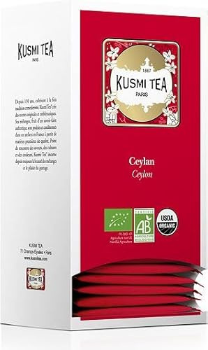 Kusmi Tea - Ceylan - Boîte de 25 sachets de thé mousseline