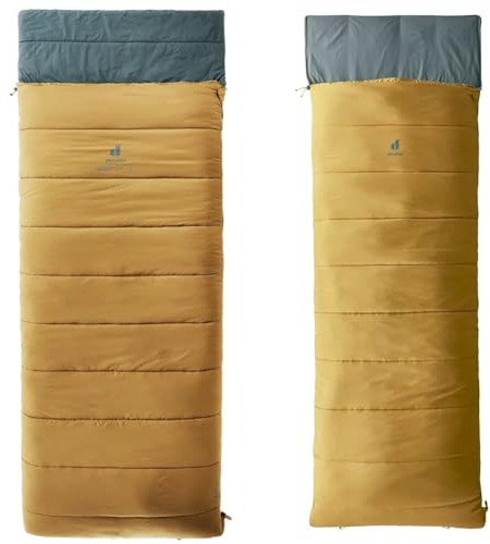 deuter Orbit SQ -5° Kunstfaserschlafsack & Orbit SQ +6° Kunstfaserschlafsack, caramel-teal