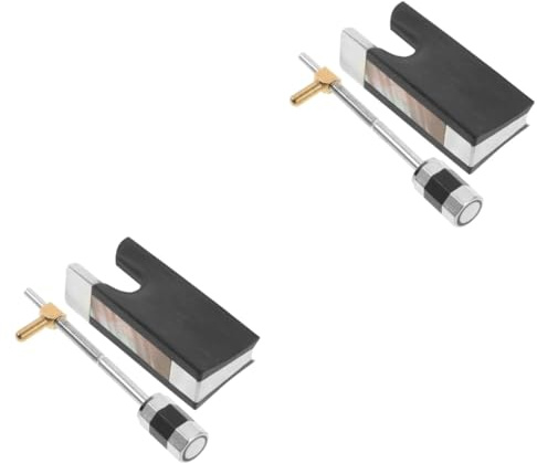 Toyvian 2sätze Violin Bow Frog Ersatzteil Mit Schraube Hochwertiger Bogenfrosch Für Geigen Durable Violin Replacement Tool Für Musiker Zubehör Für Geigenpflege