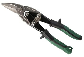 Tijera cortachapa 250 mm, corte preciso, diseño ergonómico, ideal para trabajos de metal y manualidades.