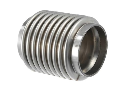 Auspuff Pfeife Autoauspuff Flexibles Rohr Auspuff Flex Verbindungsstück Rohre Faltenbalg Universal Langlebiger Edelstahl 38mm/45mm/50mm/60mm Auspuffrohr Halsschwanz(45x51x95mm)