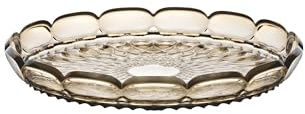 Guzzini - Vanity, Vassoio tondo piccolo, fumo, in Bio-based SAN e Bio-based SMMA - TERRA